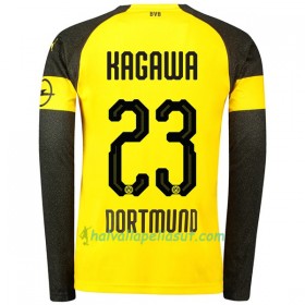 Jalkapallo Pelipaidat Borussia Dortmund Kagawa 23 Kotipaita 2018-2019 Pitkähihainen